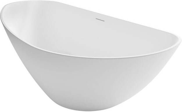 Riho Granada Vrijstaand bad 190x90cm Solid Surface Links Mat Wit B122001105