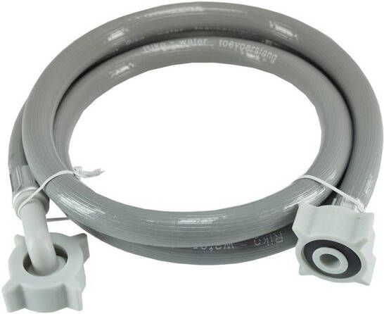 Sub wasmachine toevoerslang rechtsxhaaks met kunststof wartel 150 cm
