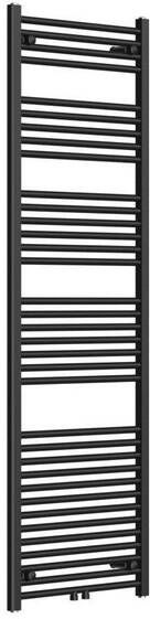 Rosani Classic radiator 60x180cm recht middenaansluiting 879watt mat zwart licht beschadigd-OUTLET UDEN AF-CN 60 180 matt black middle-connect