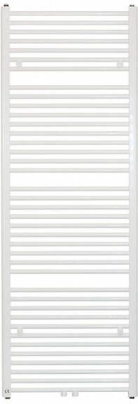 Rosani HR badmeubelen Polo Designradiator 40x8x118cm middenaansluiting 441 watt wit glans