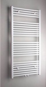 Rosani Polo handdoekradiator 40x118cm 441watt met middenaansluiting glans wit 74022501