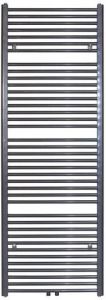 Rosani Polo handdoekradiator 40x170cm 654watt met middenaansluiting mat zwart 74022708
