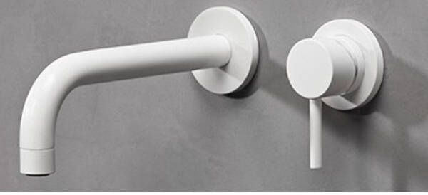 Sub Be pure afdekset wand wastafelkr.uitl.20 m ros.mat wit mat wit - Foto 2