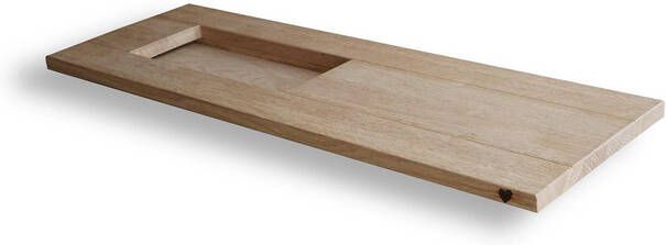 Vtwonen Board houten badplank met inleg 78 cm blank eiken - Foto 2