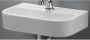 Novara Fontana keramische fontein kraan gat 38x24 5x8 cm wit - Thumbnail 1