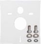 DE BEER isolatieset BASIC voor Wand-WC 5 mm helder wit dik schuim met bevestigingsmateriaal 125135001 - Thumbnail 1