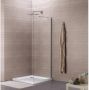 Royal Plaza Hendra zijwand tbv deur 90x195cm chroom-helder clean 55920 - Thumbnail 1