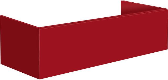 Sub 148 onderkast 100x45x30cm met 1 lade robijn rood robijn rood