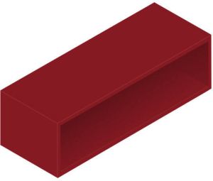 Sub 148 open onderkast 120x45x30cm robijn rood robijn rood