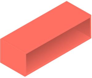 Royal Plaza Intent open onderkast 40x45x30cm koraal