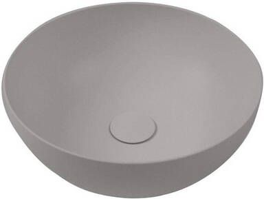 Royal Plaza Kolor opzetfontein rond 24cm cement incl plug sifon en planchet hout fineer SW395181 SW395174 SW439751 SW10741