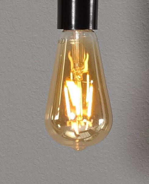 Royal Plaza Merlot led lamp E27 1800k 380l peervormig amber