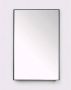 Royal Plaza Merlot spiegel 30x80cm zonder verlichting rechthoek Glas Zwart mat - Thumbnail 1
