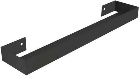 Royal Plaza Merlot spiegelplanchet staal 100cm 100x13x5 mat zwart