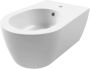 Royal Plaza Novia wandbidet met overloop 1 kraangat mat wit - Thumbnail 1