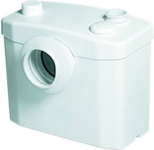 SANIBROYEUR Sanitop Silence Up Fecalienvermaler 400W opvoerhoogte 5m verticaal 100m horizontaal 1x DN32 + 1x DN100