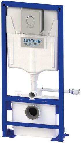 Sanibroyeur Saniwall Pro UP Grohe inbouwreservoir tegelbaar vermaler bedieningspaneel glans chroom WALLPROUPDAC