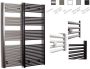 Sanicare recht designradiator 172x45cm zilver grijs HRA451720Z - Thumbnail 1