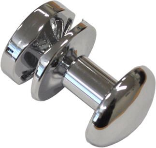 Sanicare Handdoek knop voor design radiatoren in de kleur chroom HK 35C