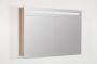Saniclass 2.0 Spiegelkast 120x70x15cm verlichting geintegreerd 2 links- en rechtsdraaiende spiegeldeuren MFC legno calore 7259 - Thumbnail 1