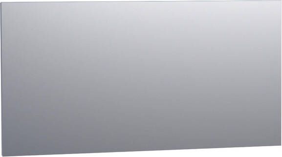 Saniclass Alu Spiegel 140x70cm zonder verlichting rechthoek aluminium 3881