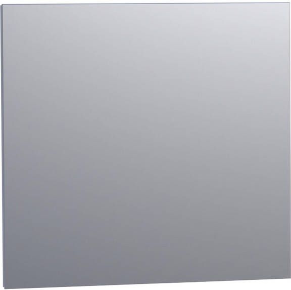 Saniclass Alu Spiegel 70x65cm zonder verlichting rechthoek aluminium 3941