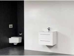 Saniclass Exclusive Line Kera 60 badmeubel Wit 1 kraangat sw3060 sw3148 sw8578