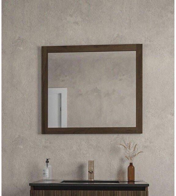 Saniclass Holz Spiegel 80x70cm donker eiken SW773968