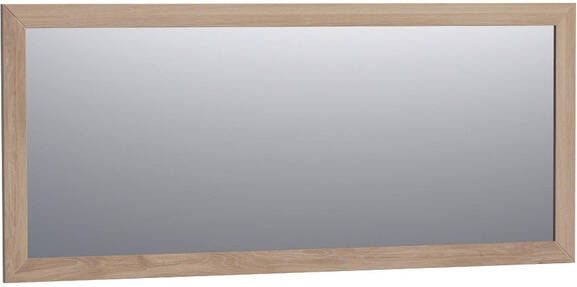 Saniclass Massief Eiken Spiegel 160x70cm zonder verlichting rechthoek Smoked oak 30096SOG