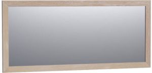 Saniclass Massief Eiken spiegel 160x70cm zonder verlichting rechthoek White oak 30096WOG