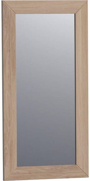 BRAUER Massief Eiken Spiegel 40x80cm zonder verlichting rechthoek Smoked oak SP-CI40RHLEN - Foto 1