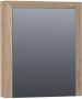 Saniclass Massief eiken spiegelkast 60x70x15cm met 1 rechtsdraaiende spiegeldeur Hout Vintage oak 70451RVOG - Thumbnail 1