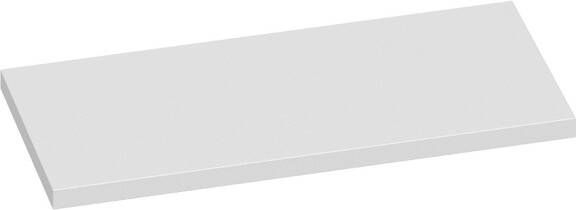 Saniclass MDF Wastafelblad 100x46x4cm zonder kraangat MDF hoogglans wit i2908-36
