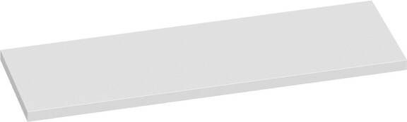 Saniclass MDF Wastafelblad 140x46x4cm zonder kraangat MDF hoogglans wit i2910-36