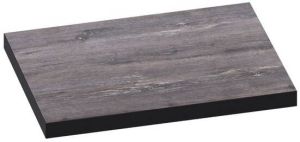 Saniclass MFC Plus wastafelblad 60x46x4cm zonder kraangat MFCPlus Grey Canyon TB-MFP60GC36