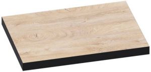 Saniclass MFC Plus wastafelblad 60x46x4cm zonder kraangat MFCPlus Sahara TB-MFP60SH36