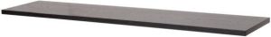 Saniclass MFC wastafelblad 200x46x4cm zonder kraangat MFC Black Wood 2442