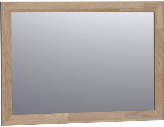 Saniclass natural wood Spiegel 100x70cm zonder verlichting rechthoek grey oak 30070