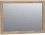 Saniclass natural wood Spiegel 100x70cm zonder verlichting rechthoek grey oak 30070 - Thumbnail 1