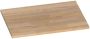 Saniclass natural wood Wastafelblad 60x46x2cm zonder kraangat hout grey oak TB-NW60GO - Thumbnail 1