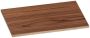 BRAUER natural wood Wastafelblad 60x46x2cm zonder kraangat hout natural walnut TB-WW60NWA - Thumbnail 1