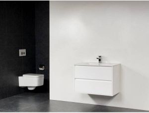 Saniclass New Future badmeubel 100cm hoogglans wit zonder spiegel sw3066 sw3169
