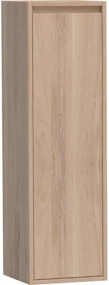 Saniclass Nexxt 120 Badkamerkast 120x35x35cm 1 rechtsdraaiende deur hout Smoked oak 7008RSOG