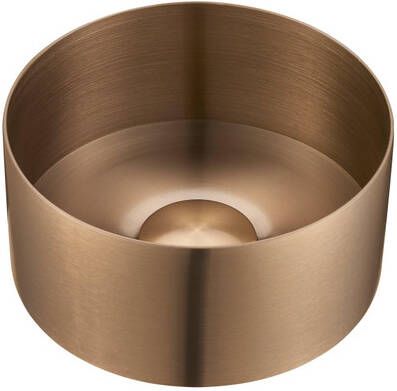 Saniclass ONE Waskom 21x21x10cm RVS Geborsteld koper SP-WB21A-Brushed Copper