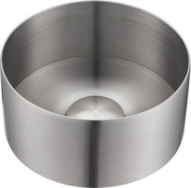Saniclass ONE Waskom 21x21x10cm RVS Geborsteld RVS SP-WB21A-Brushed
