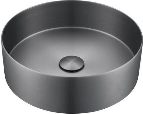 Saniclass ONE Waskom 36x36x11cm RVS Gunmetal SP-WB36A-Gunmetal