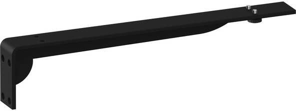 Saniclass ophangbeugel 38cm verborgen zwart mat OD-OHB38