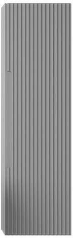 Saniclass Prime Balance Hoge Kast 120x34.5x34.5cm 1 deur mat greige (grijs) MDF 70309