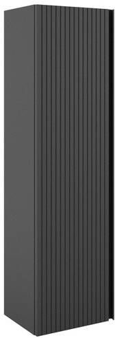 Saniclass Prime Blend Hoge Kast 120x34.5x27.5cm 1 deur mat antraciet MDF ARES_HIGH_CABINET_Grey