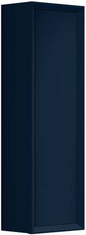 Saniclass Prime Core Hoge Kast 120x34.5x27cm 1 deur mat marine blauw MDF 70871